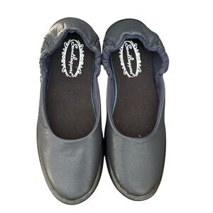 Sandbaggers Women's Lyn Ballet Golf Shoes Sz 8 Navy Blue Slip On Country Club